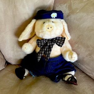 Boyd's Bears WILLIE B. BACON 2002 16” Plush Pig with original tag